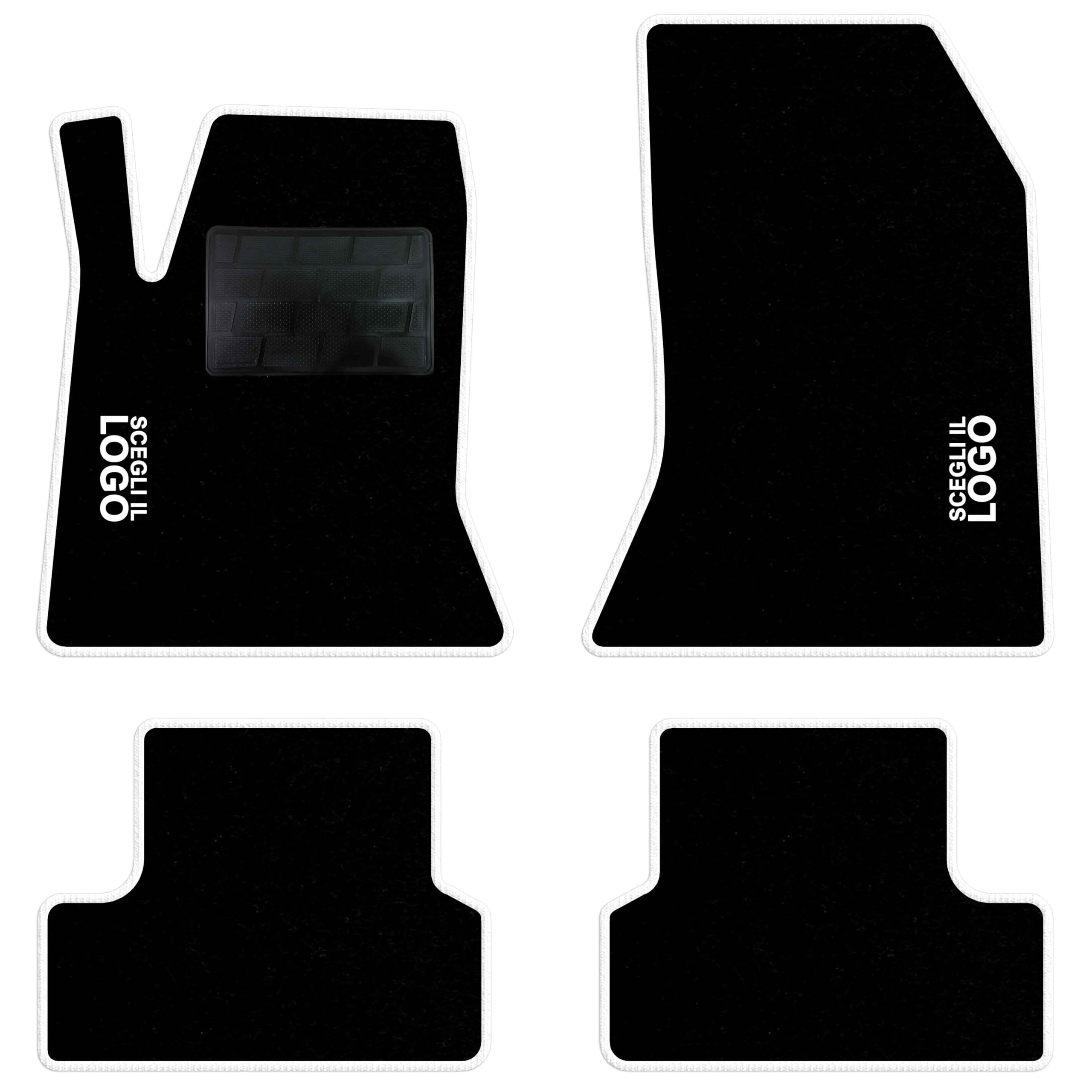 Tappetini Anteriori in gomma Mercedes Classe A176, B246, CLA117, GLAX156 - GINO