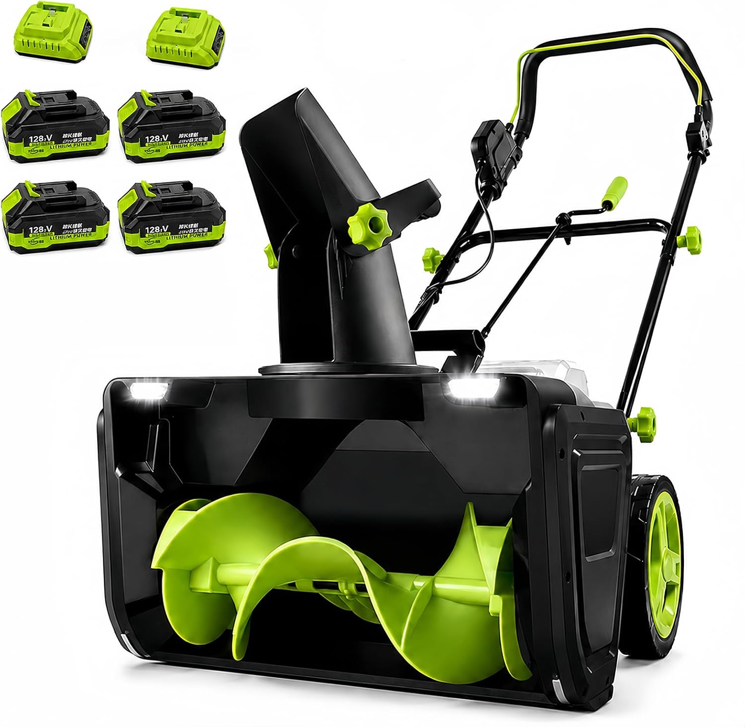 SHUMIAO 80V 20-Inch Cordless Snow Blower