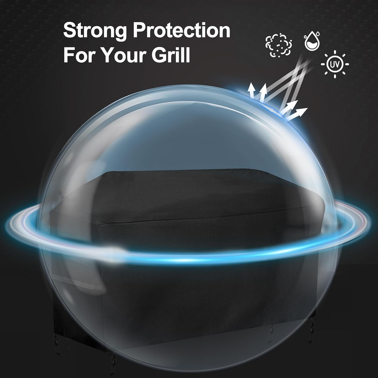 Charcoal Grills Cover for Royal Gourmet 8-Burner Gas Grill,Outdoor Waterproof BBQ Grill Cover Outdoor Grill Cover Barbeque Cover(91" Lx 28" W x 38" H)