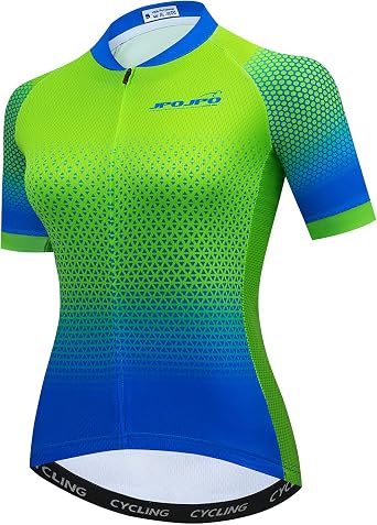 Womens Cycling Jersey Bike MTB Short Sleeve Bicycle T-Shirt Clothing Jacket Quick-Dry Tops S-3XL