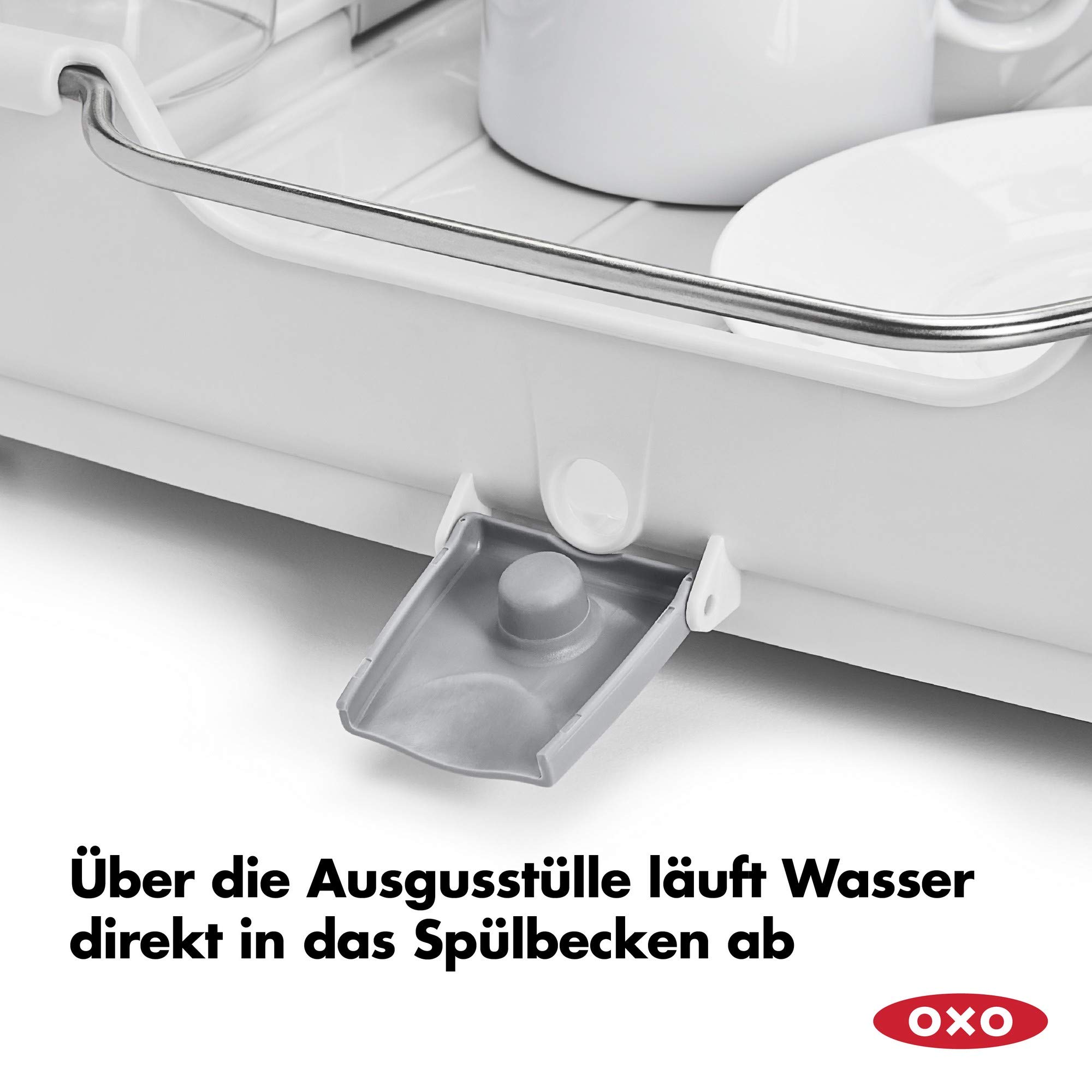 OXO - Good Grips Abtropfhalter & -ständer 1473480, Grau, 39x48 cm