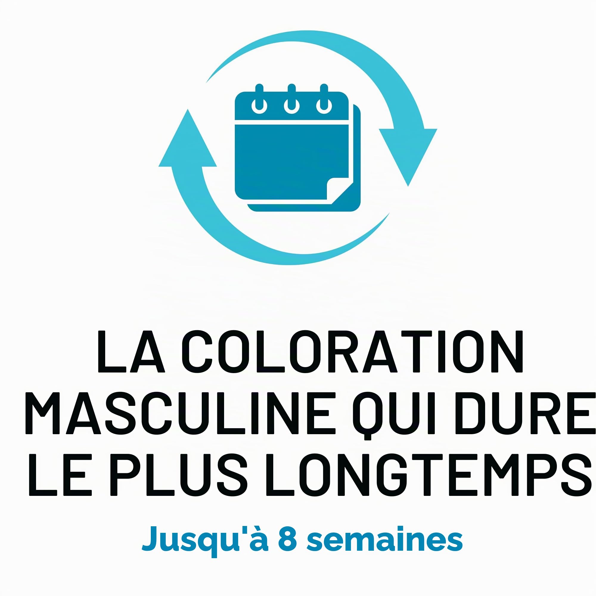 Just for Men Barbe & Moustache, Teinture pour barbe homme, couleur châtaigne moyenne, élimination des poils gris, avec peigne applicateur - M35 (3 Pack)