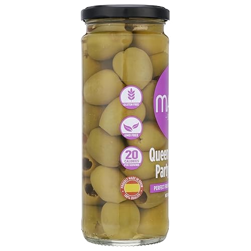 Miniatura 6 de Mario Camacho Foods - Aceitunas rellenas de pimento para fiestas, 10 onzas