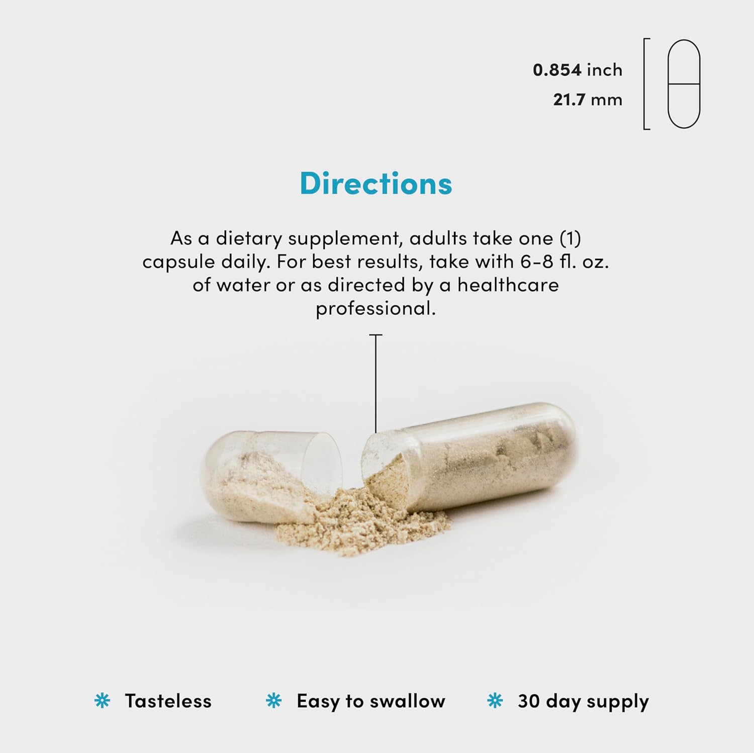 Artichoke 500 mg Supplement - Potent Artichoke Extract Capsules for Liver Health & Digestive Support - Artichoke Leaf Extract Promotes Energy & Focus - 30 Capsules - Image 6