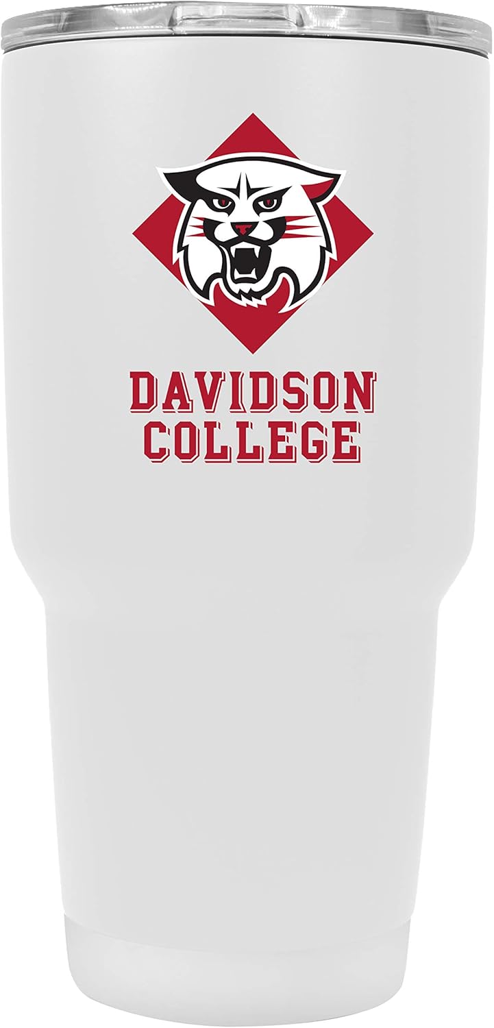 R and R Imports Davidson College 24 oz Insulated Stainless Steel Tumbler Red Officially Licensed Collegiate Product