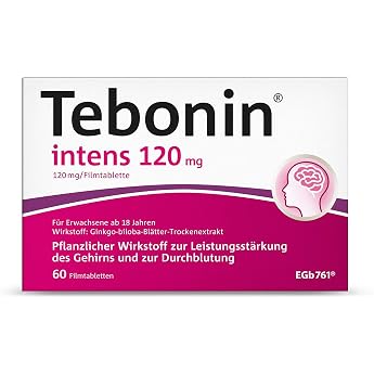 Dr. Willmar Schwabe Tebonin Intens 120 mg Film-Coated Tablets Pack of 60
