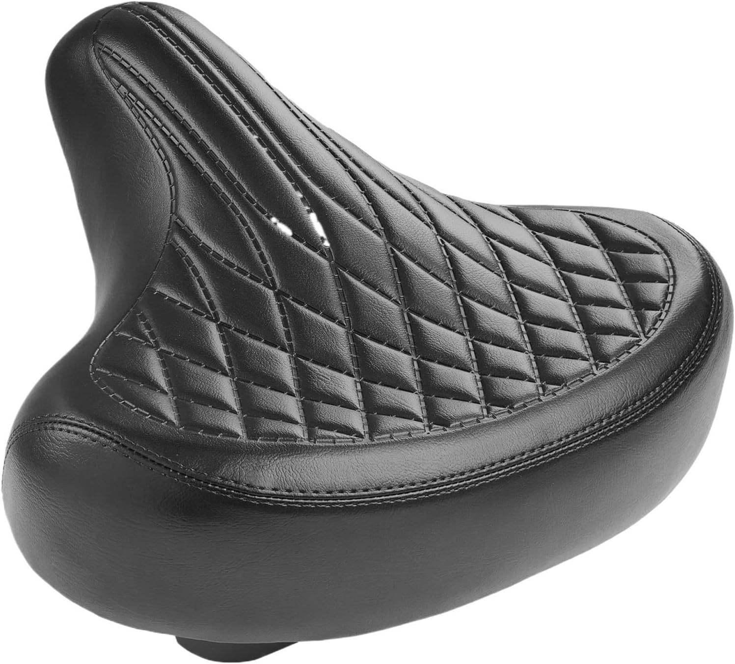 Wide Bike Seat for Comfort-Oversized Soft Padded Saddle Replacement for Cruiser, City Bikes