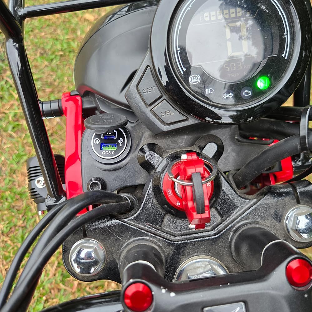 Accessory Kit w/Harness Compatible with Honda Trail 125 CT125 Hunter Cub 125 (2019-Current)