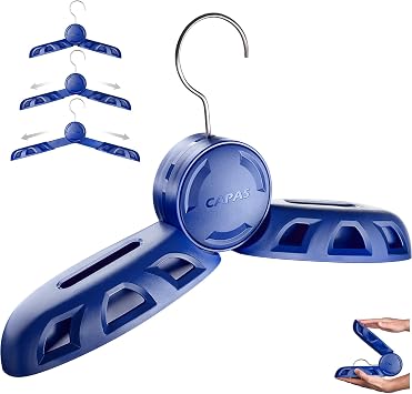 CAPAS Travel Wetsuit Hanger for Drying with Adjustable Foldable Strong Arms | For Adult and Kids Heavy Duty Hangers for Shorty Full Wetsuit Triathlon Scuba Diving BCD Suits Hanging