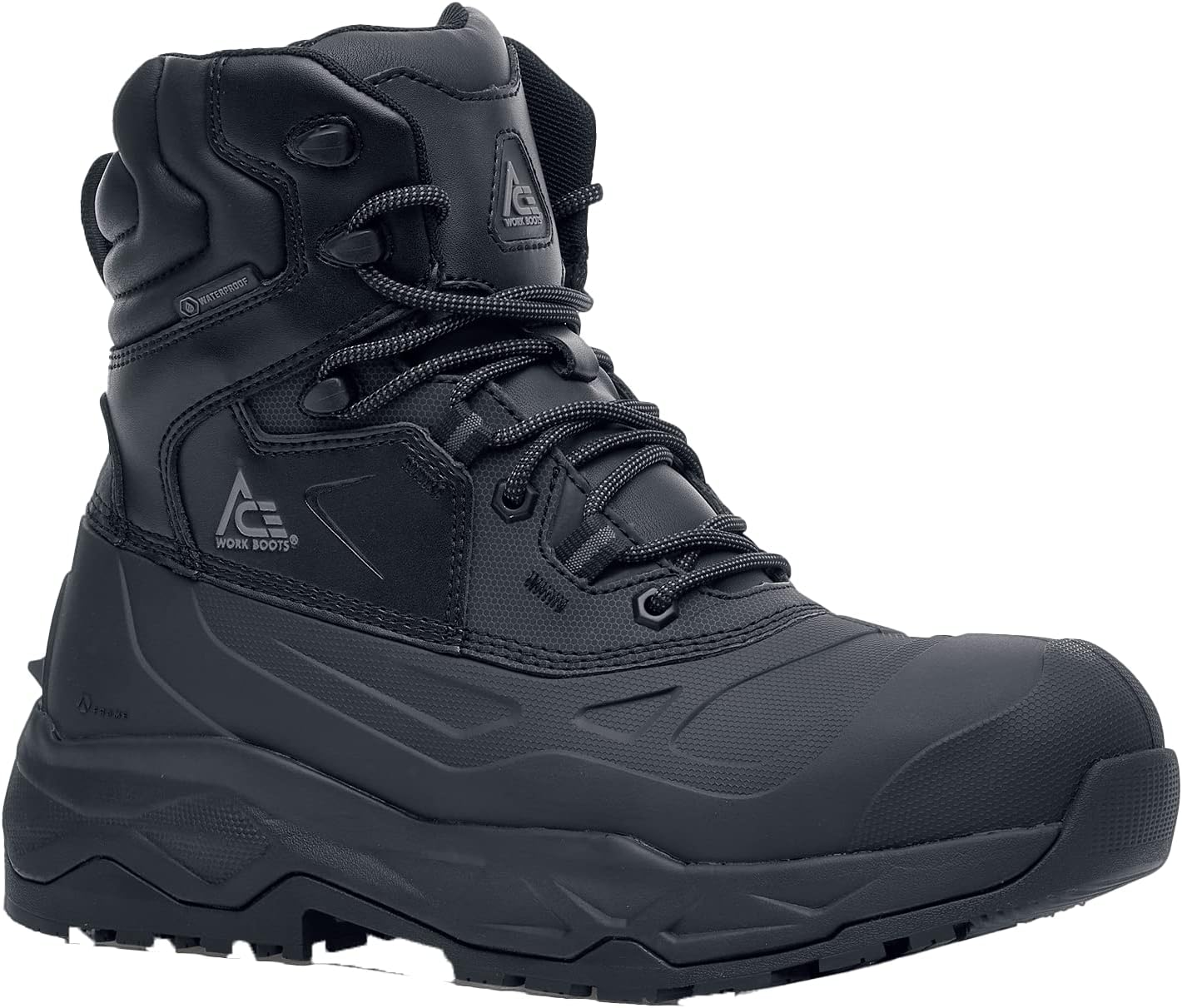 Shoes for Crews ACE Fargo II, Men's, Women's, Unisex Composite Toe (CT) Work Boots, Slip Resistant, Waterproof