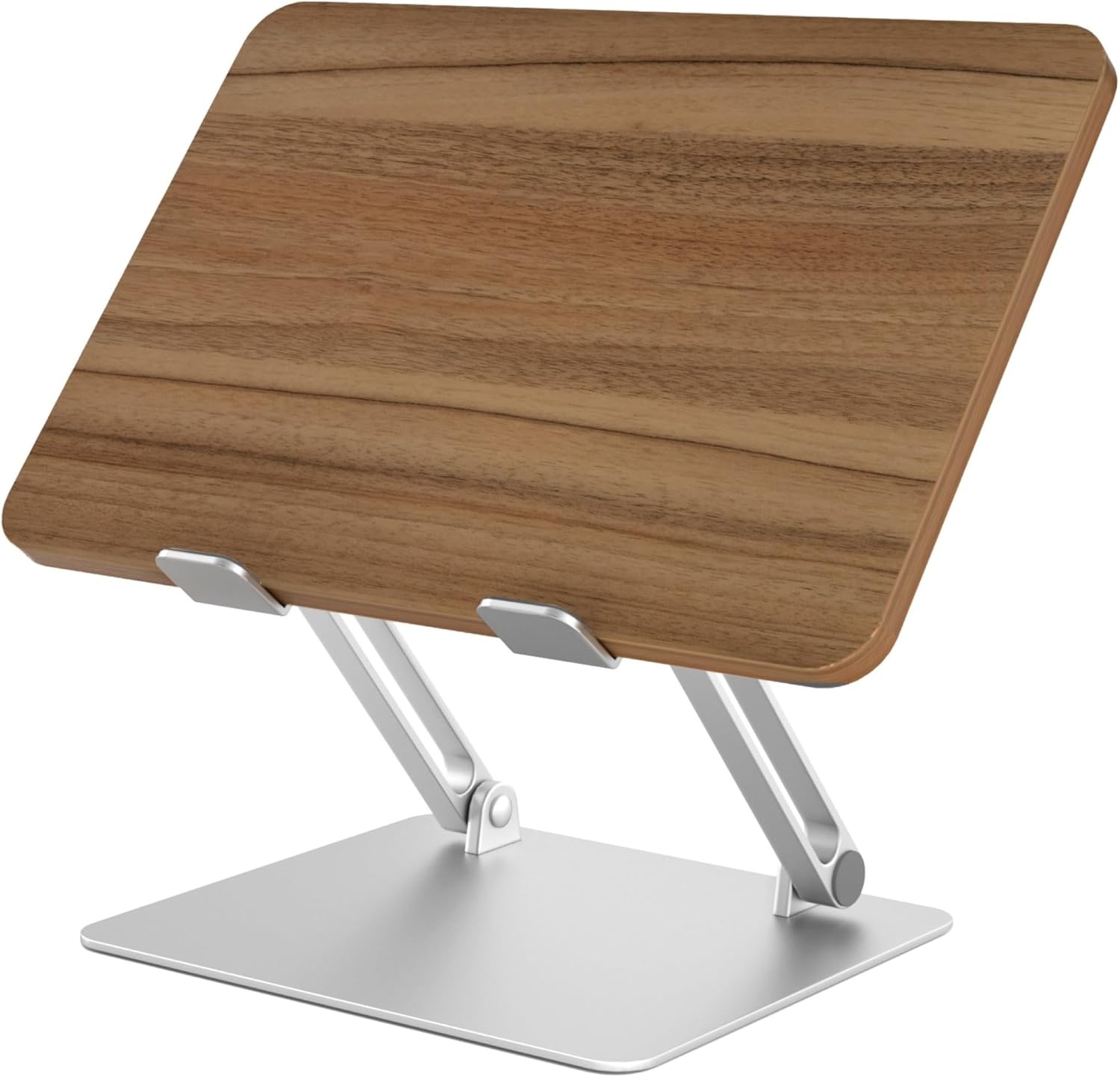 AVARO Adjustable Laptop Stand – Ergonomic Laptop Stand with Customizable Height & Angle, Robust Design Laptop Riser for Desk, Portable, Foldable & Durable Computer Stand for Home or Office Use