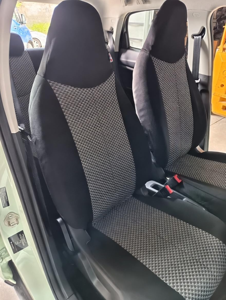 Italfodere Coprisedili Completi Compatibili con Leapmotor T03 Anteriori e Posteriori, Fodere Auto su Misura, Set Coprisedili Resistenti, Vari Colori