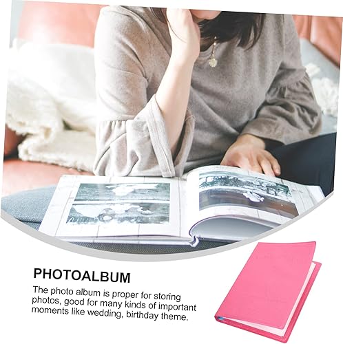 Miniatura 2 de Yardenfun Álbum de fotos Pu Mini Álbumes familiares Álbum de arte Álbum de fotos de bebé Álbum de fotos de Navidad Álbum de fotos pequeño álbum de