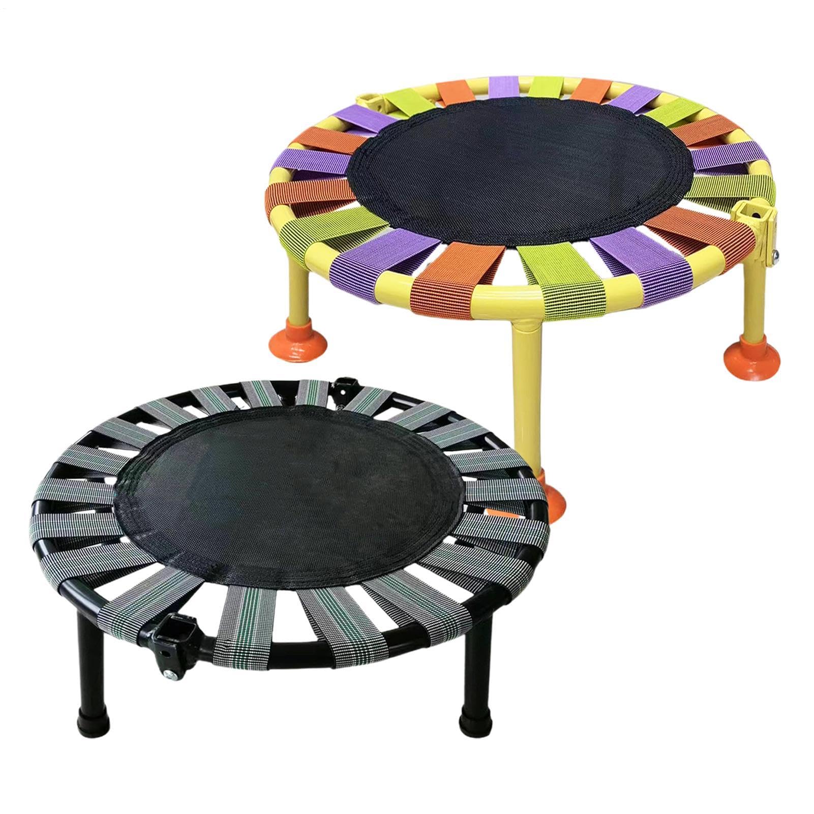 Trampolino pieghevole – Metallo PP 45x16cm 17.72x6.3in, 74,8 kg Capacità di