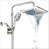 ELLO&ALLO Filtered Rain Shower Head with Handheld Spray, Rainfall Shower Head Combo with 59
