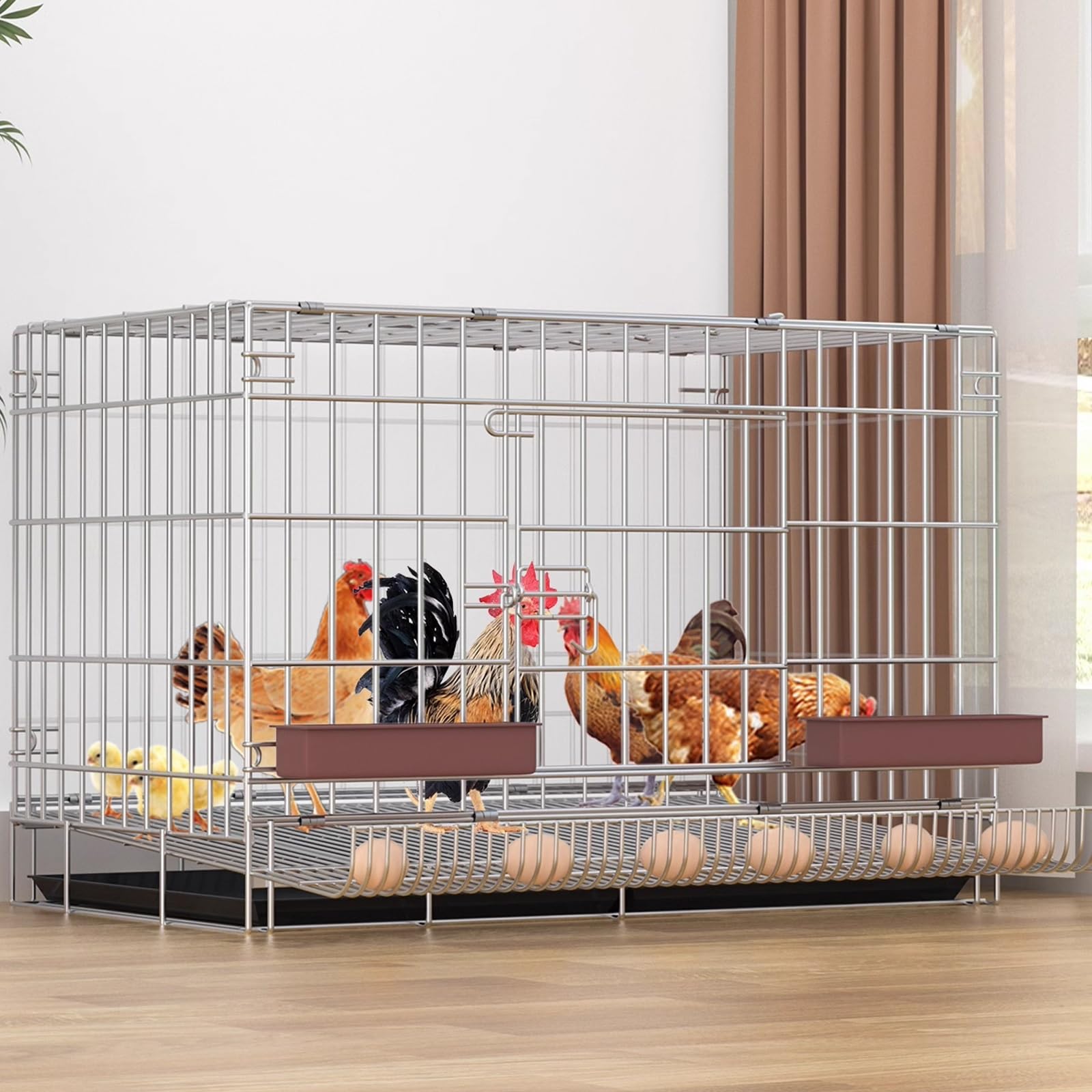 Amazon.co.jp: ニワトリ小屋 キット カバー付きで持ち運び可能 卵 