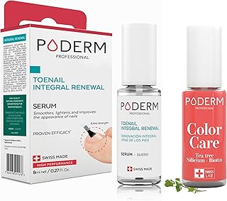 PODERM – 2-in-1 Pack – Restores Nail Appearance and Enhances Color – Toe and Fingernail Care – Botanical Ingredients – Quick & Easy – Swiss Made