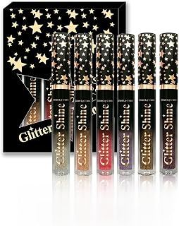 Shiny Lip Gloss | 6 Colors Nourishing Lip Gloss 3ml - High Gloss Liquid Lipstick Beauty Tip Set for Women and Girls at Weddings, Birthdays, Daily Life and Travel