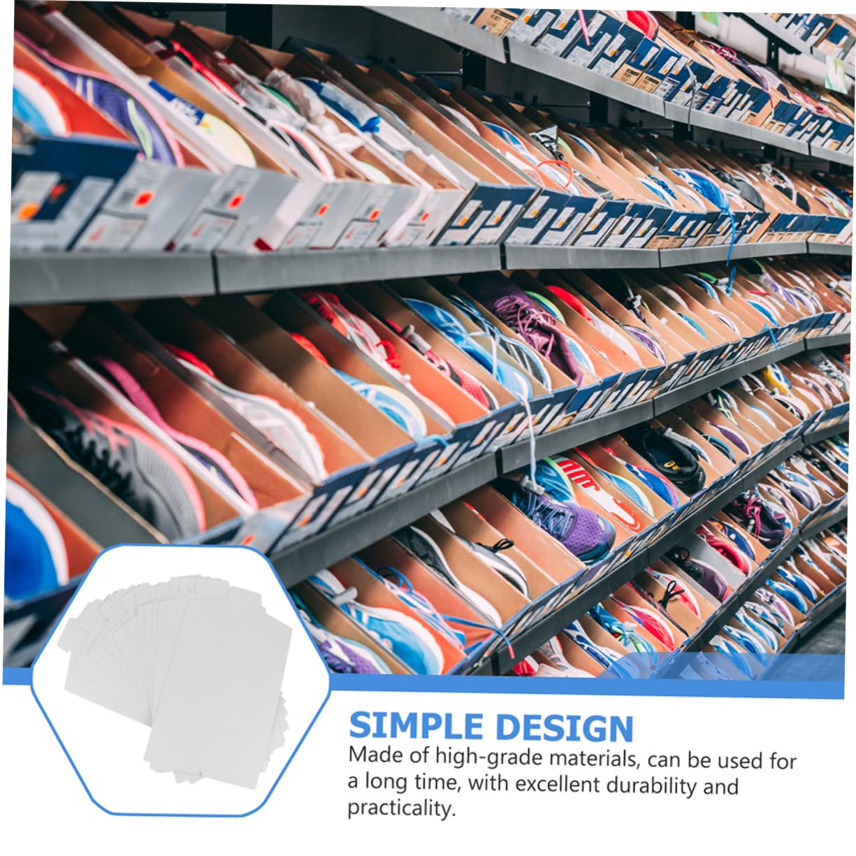 KOMBIUDA 25pcs Cardboard Shirt Forms T-Shirt Board Anti-Wrinkle Garment Lining Paper Organizing Compact Space-Saving