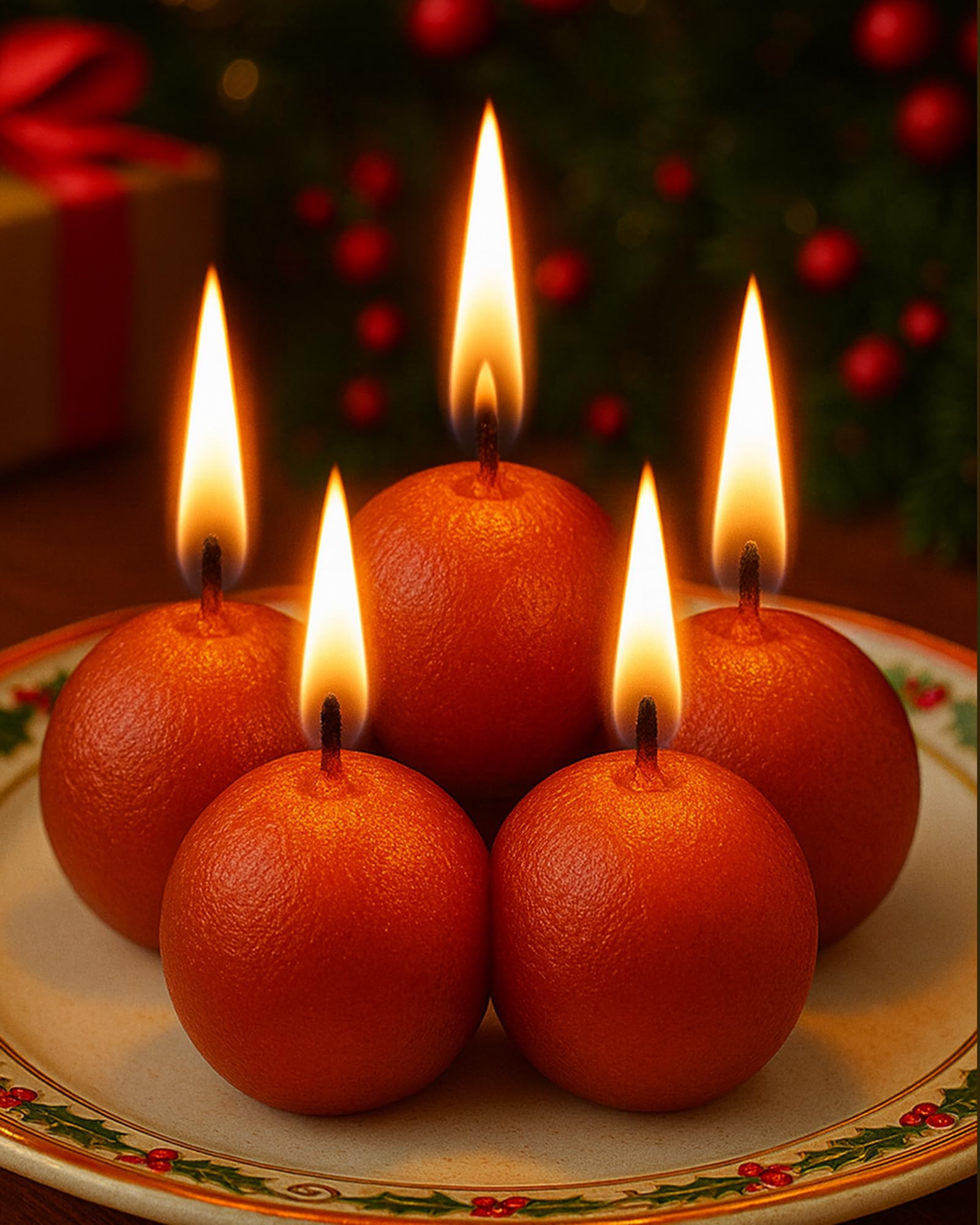 Homesake® Premium Gulab Jamun Candle, Rasgulla Candles, Scented Wax Candle, Home Decor Candle Light, Set of 4 | Diwali Gifts for Family and Friends | Festive Decor | Diwali Decoration for Home