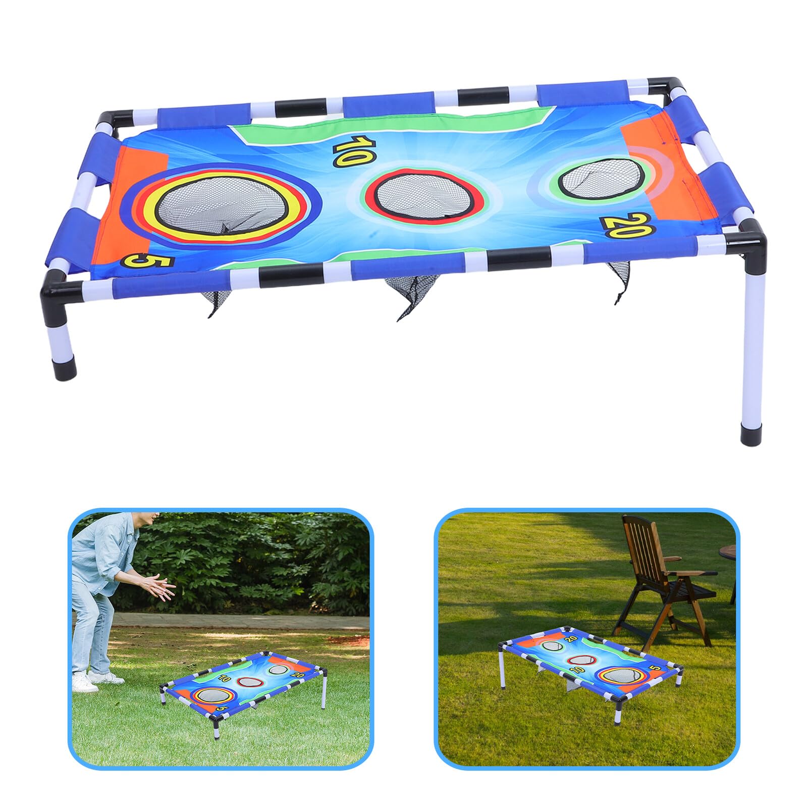 Jeux de Lancer de Paquet 1 Set en Plastique et Tissu | Jeu D’adresse, Développement des Compétences et Esprit D’équipe, Usage Famille et Jardin