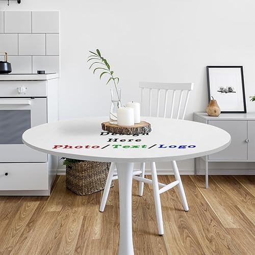 Vista 333 de Cardinal Bird - Mantel redondo ajustable con borde elástico de 36 a 42 pulgadas, mantel redondo elástico, impermeable, lavable, mantel circular