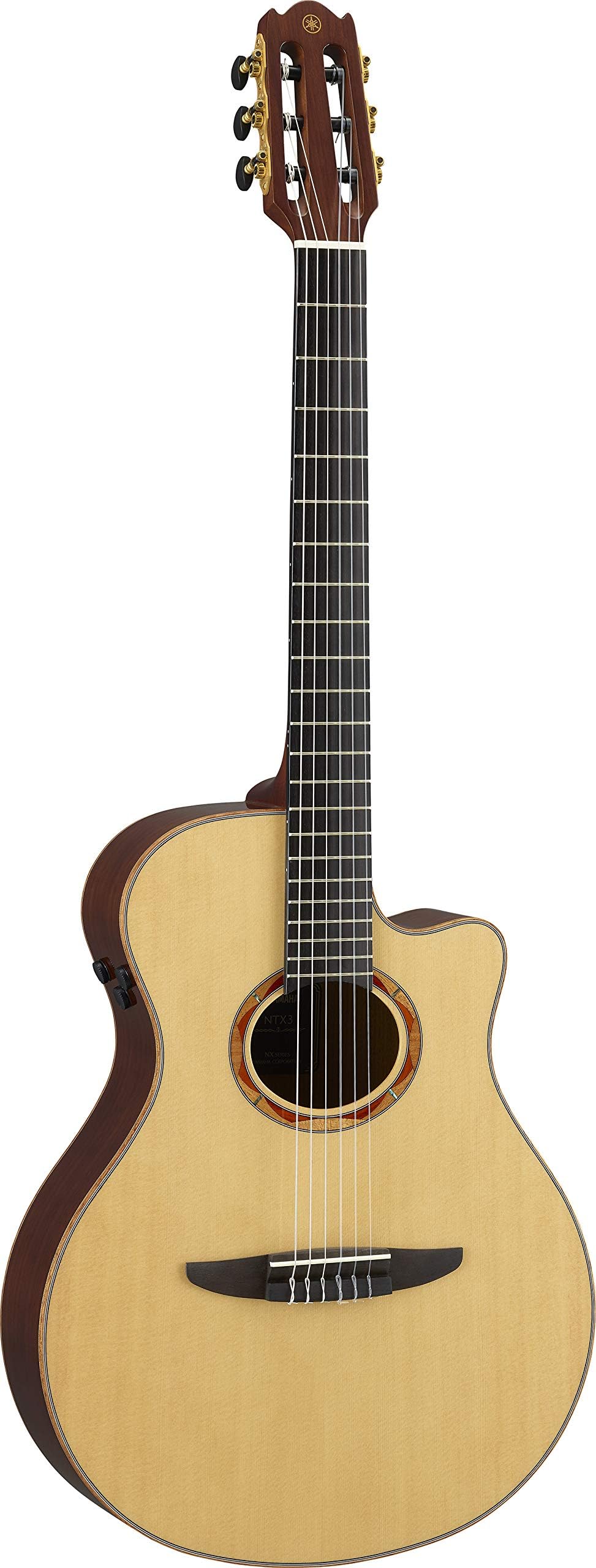 NTX3 NT Cutaway Acoustic-Electric Nylon-String Classical Guitar With Reinforced Carrying Bag , Natural