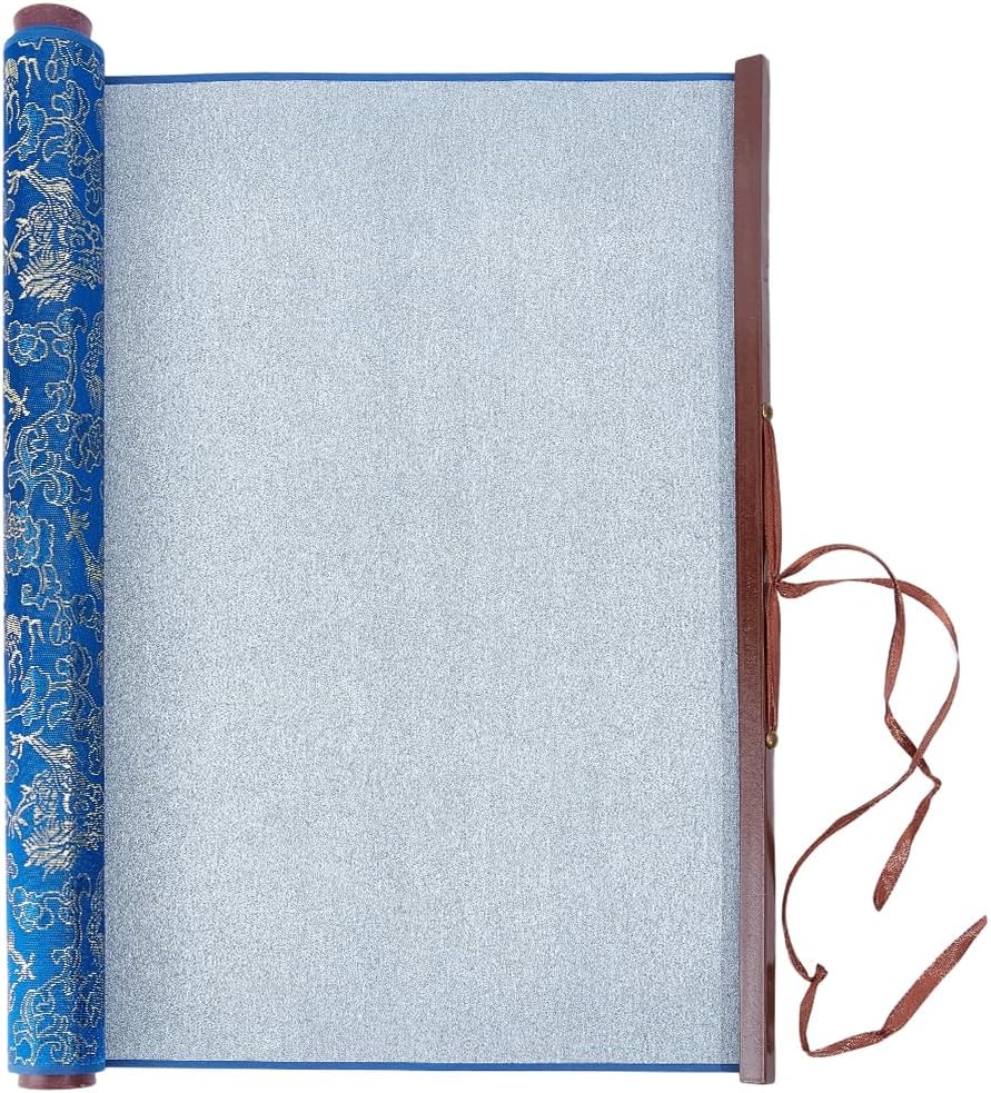 GORGECRAFT Magic Canvas Paint with Water Write Calligraphy Cloth Magic Chinese Scroll Practice Reusable Drawing Writing Practicing Tool No Ink Paper Waste Professional Water Drawing Mat for Beginners