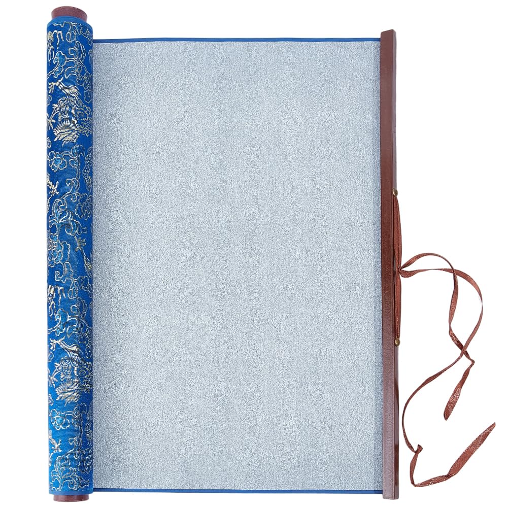 GORGECRAFT Magic Canvas Paint with Water Write Calligraphy Cloth Magic Chinese Scroll Practice Reusable Drawing Writing Practicing Tool No Ink Paper Waste Professional Water Drawing Mat for Beginners