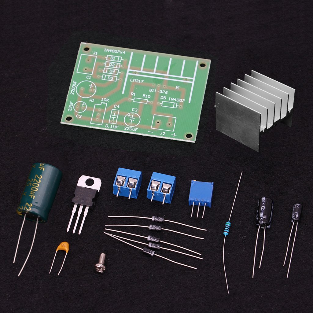 LM317 LM337 Scheda di Alimentazione Modulo Regolatore di Tensione Inverter di Potenza Regolabile CA 10-24 V a CC 1,25 V-30 V