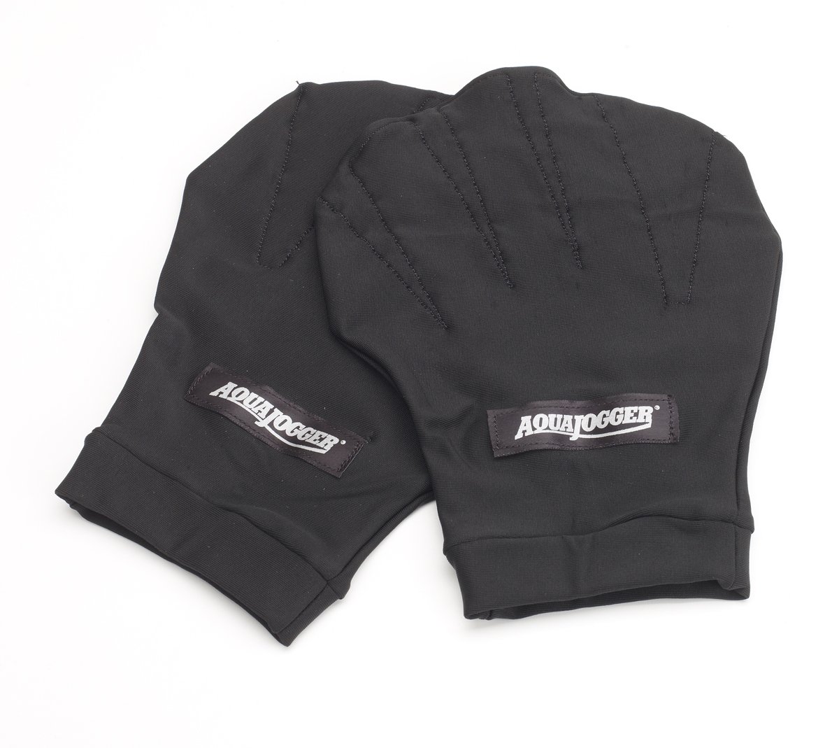 AquaJogger Exercise Gloves, Black, Medium