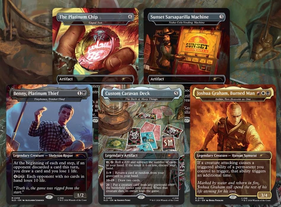 mtg card shops las vegas Secret Lair x Fallout: Welcome to New Vegas​ (Non-Foil Edition) : Toys & Games Kraken Final Fantasy Card Sleeves Deck:Planar Portal