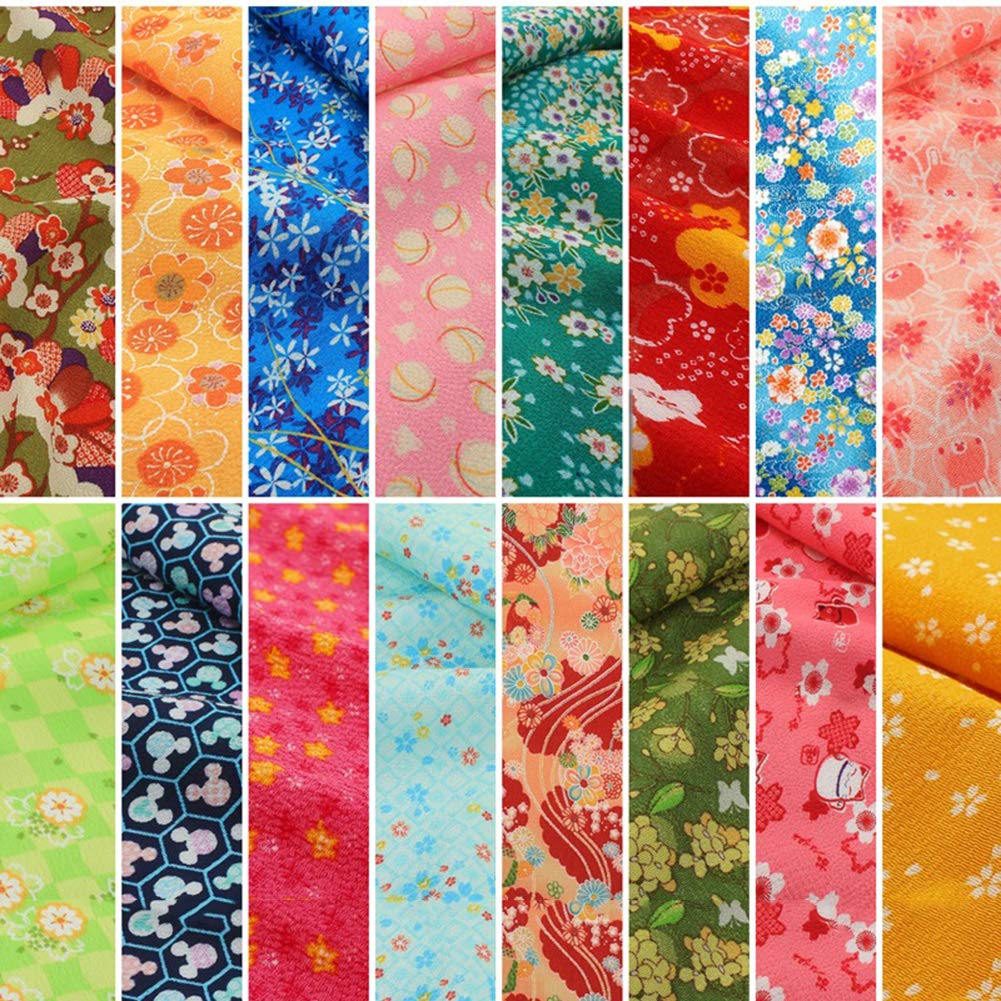 Amazon | misaki つまみ細工 ちりめん ハギレ 花柄 和柄 生地 30*30cm