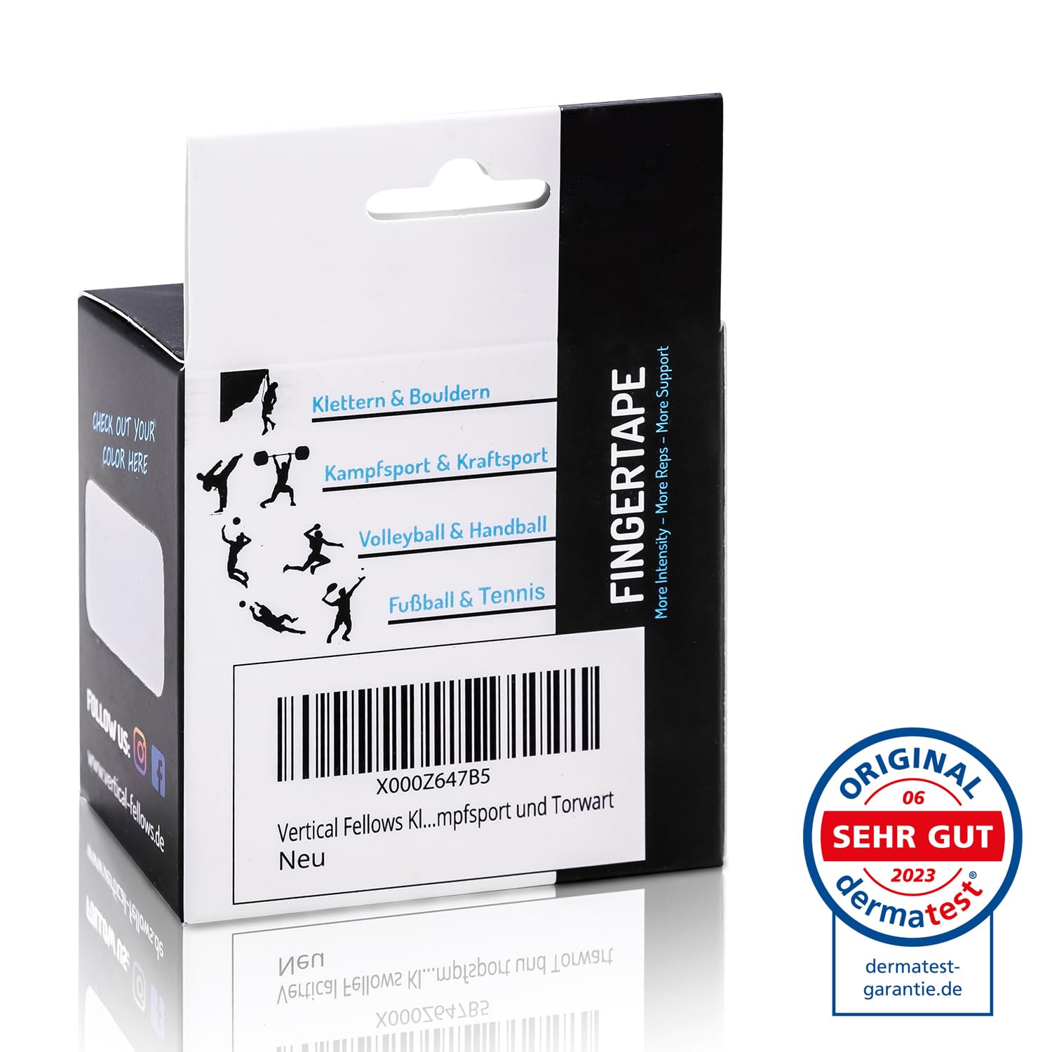 VERTICAL FELLOWS® Dermatest - 8 Rotoli Di Nastro Adesivo Da Arrampicata