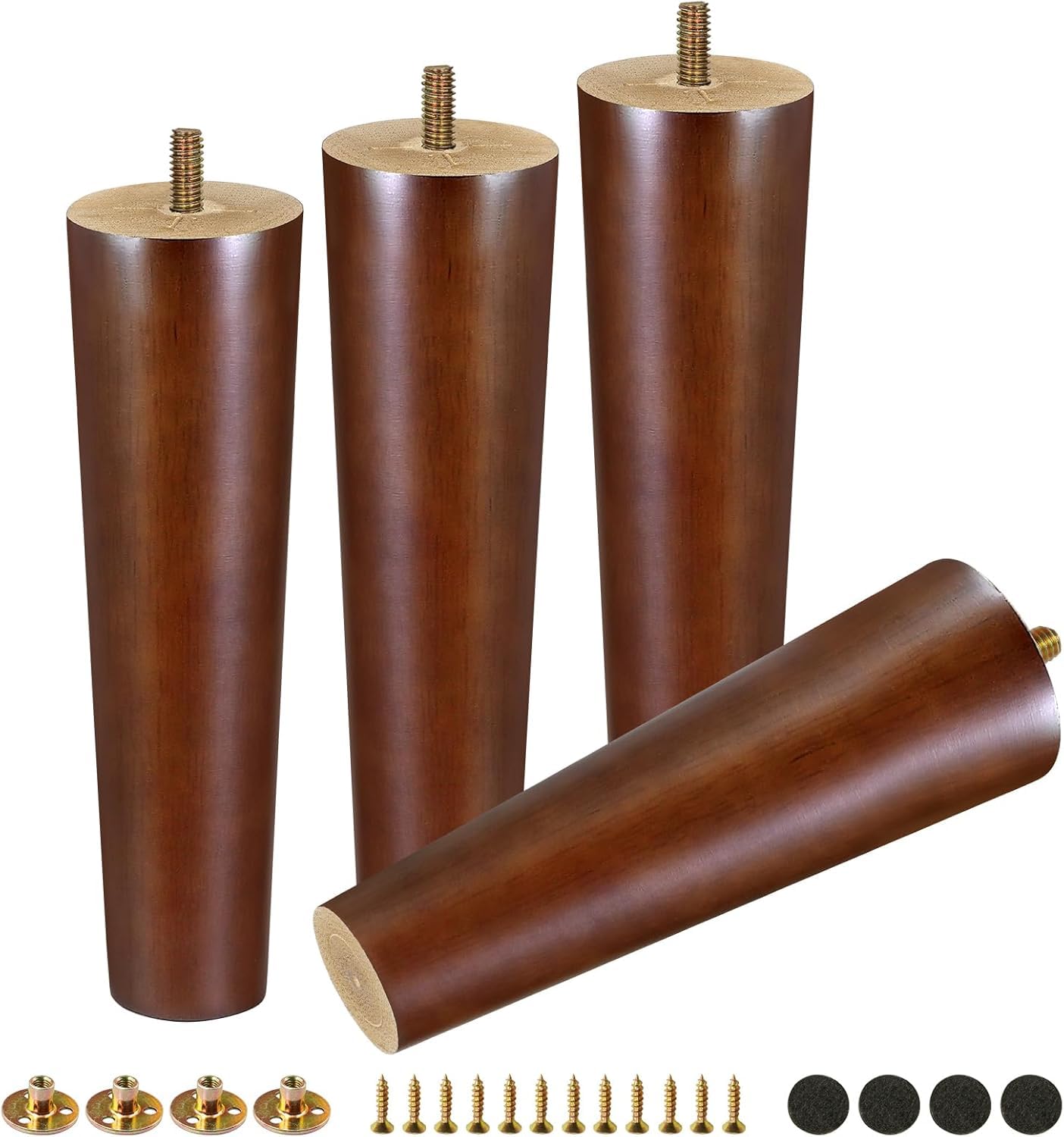 Patas para muebles de madera de roble perfectas para renovar el estilo de su salón y dormitorio