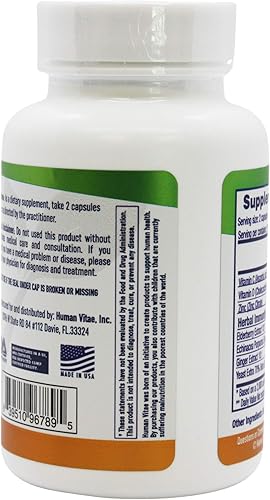 Miniatura 4 de Super Immune by Human Vitae - Potente mezcla inmune suplementos saúco equinácea, zinc, jengibre, extracto de levadura, vitamina D, vitamina C.