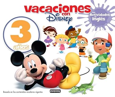 Vacaciones con Disney 3 Años: Educacion Infantil