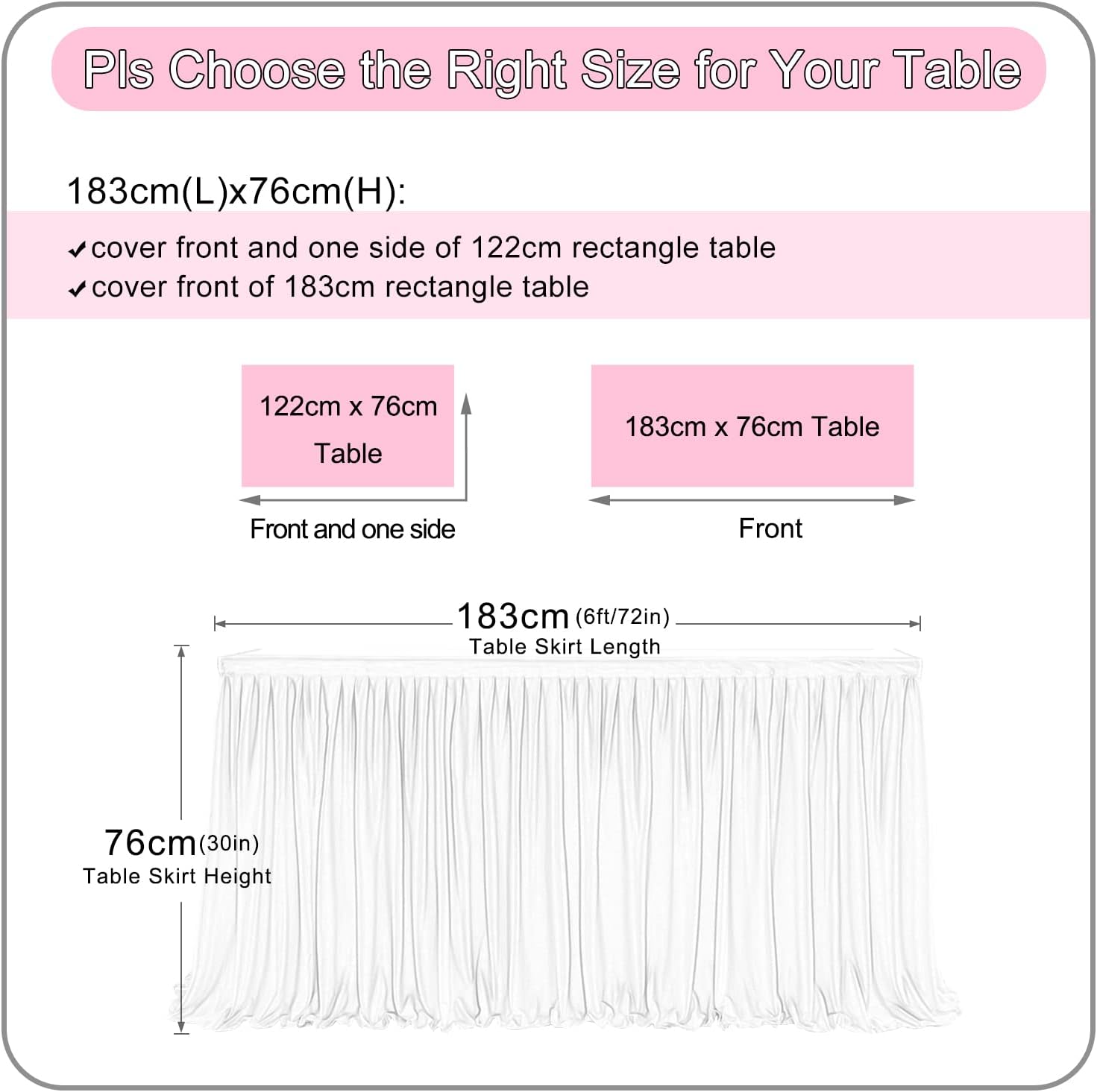 NSSONBEN Tulle Table Skirt Champagne Table Skirting with Gold line Fluffy Tutu Table Skirt for Baby Shower Birthday Party Wedding Banquet Table Decorations (2Yard/6ft/L183cm*H77cm) - Image 5