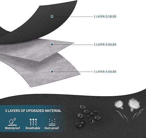 Vista 33 de Bolsas de almacenamiento grandes, paquete de 8 contenedores plegables para almacenamiento de ropa, contenedores de almacenamiento con asas Negro