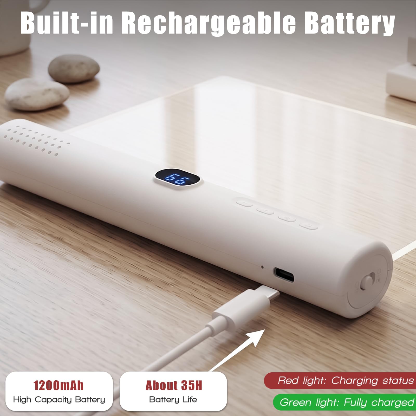 Luce LED per libri e luce notturna 2 in 1, ricaricabile tramite USB, per libri a letto, 3 modalità di colore, oscuramento continuo della luminosità, timer di spegnimento automatico, lettura