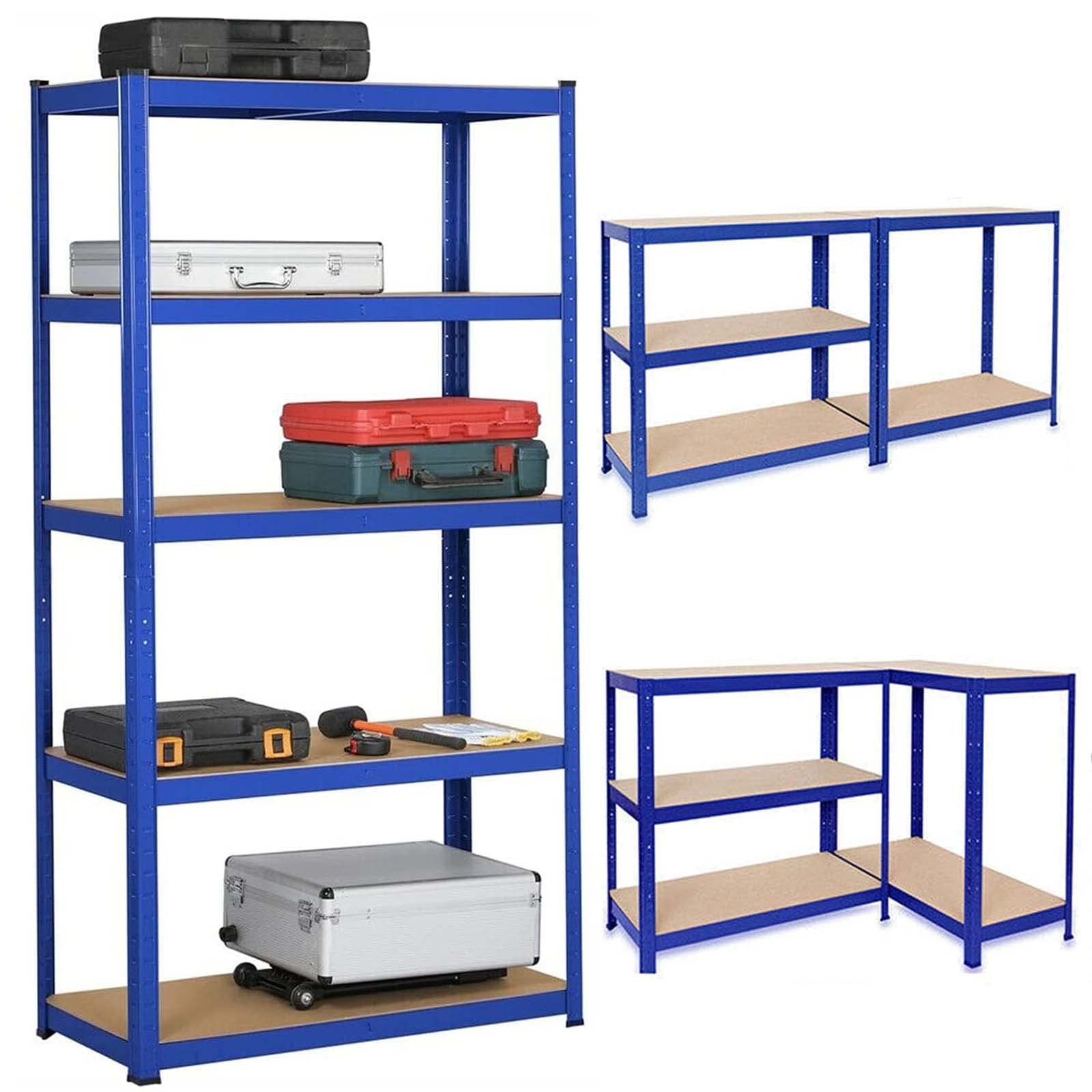 Buy AutoBaBa 5 Tier Shelving Unit Heavy Duty Metal Shelves Storage Boltless Rack for Garage Shed