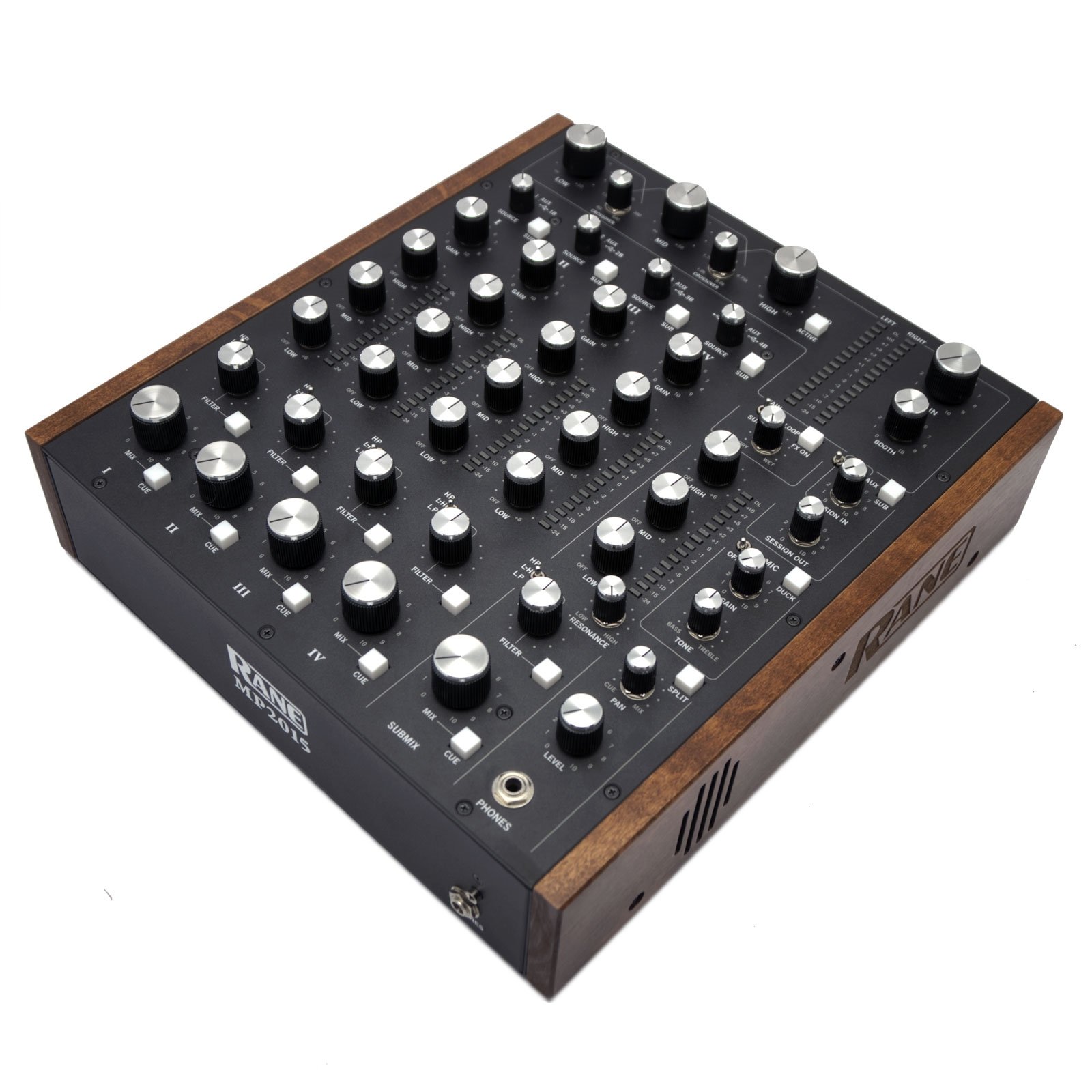 Rane MP2015 - DJ Console Mixer a 4 Canali Con Fader Rotativi + 2 Porte USB