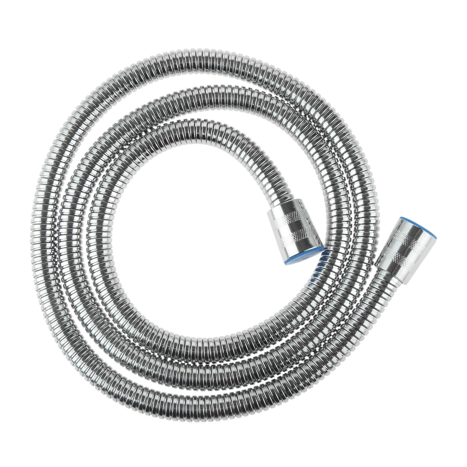 Manguera de ducha de repuesto, Manguera de ducha 1,5-2,0 m Acero inoxidable Plata 1/2 pulgada(2.0M)