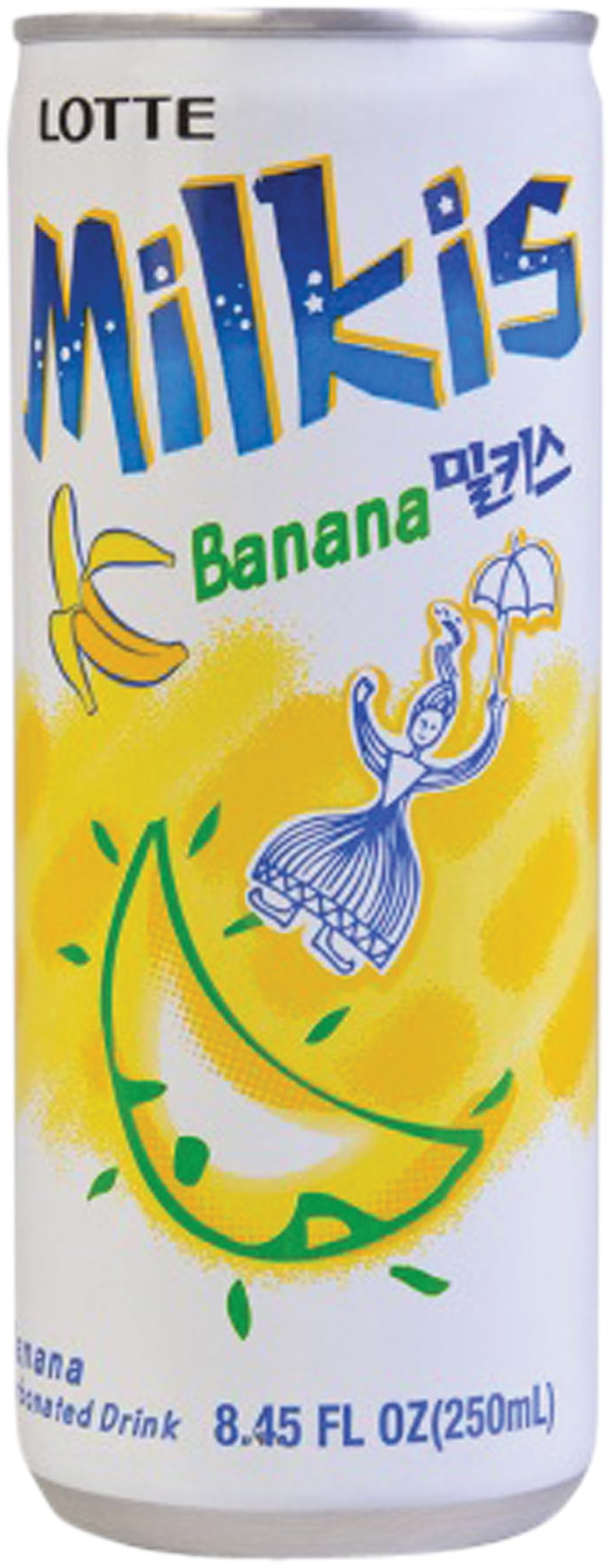 MILKIS Original, Erfrischungsgetränk mit Bananengeschmack - 30 x 250 ml
