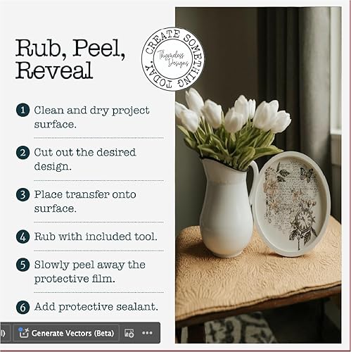 Miniatura 8 de (Memories of Paris) - Transferencias para manualidades y muebles, 3 hojas de diseño de 6 x 12 pulgadas, decoración del hogar, calcomanías, por