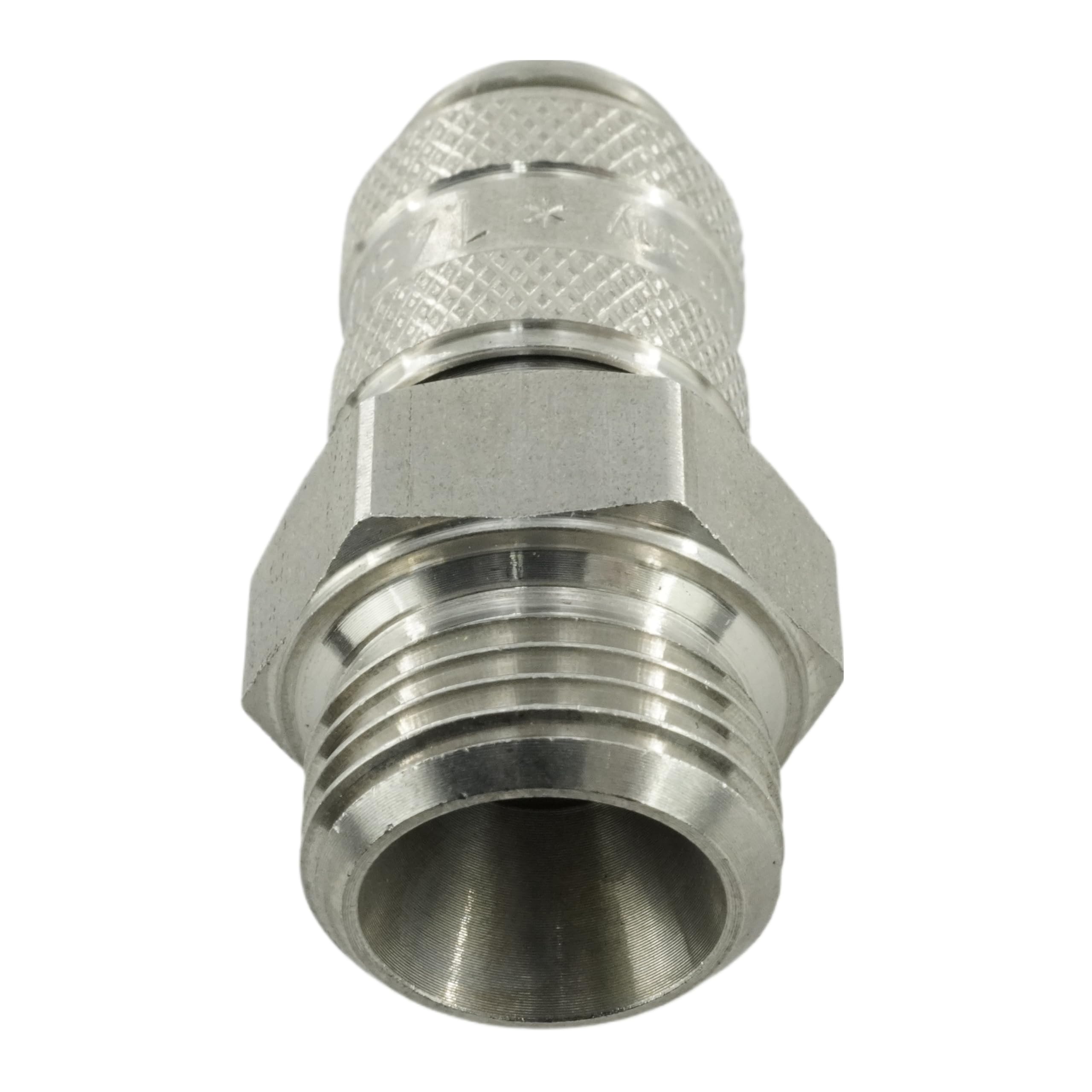 Druckluftkuplung NW 5 mit Außengewinde (Edelstahl - G 1/8")