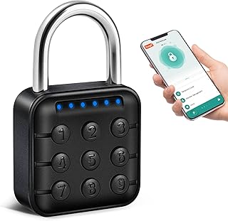 Auntyfey Cerradura de combinación inteligente par