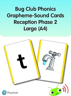 Bug Club Phonics Grapheme-sound Cards Reception Phase 2 Large (a4)