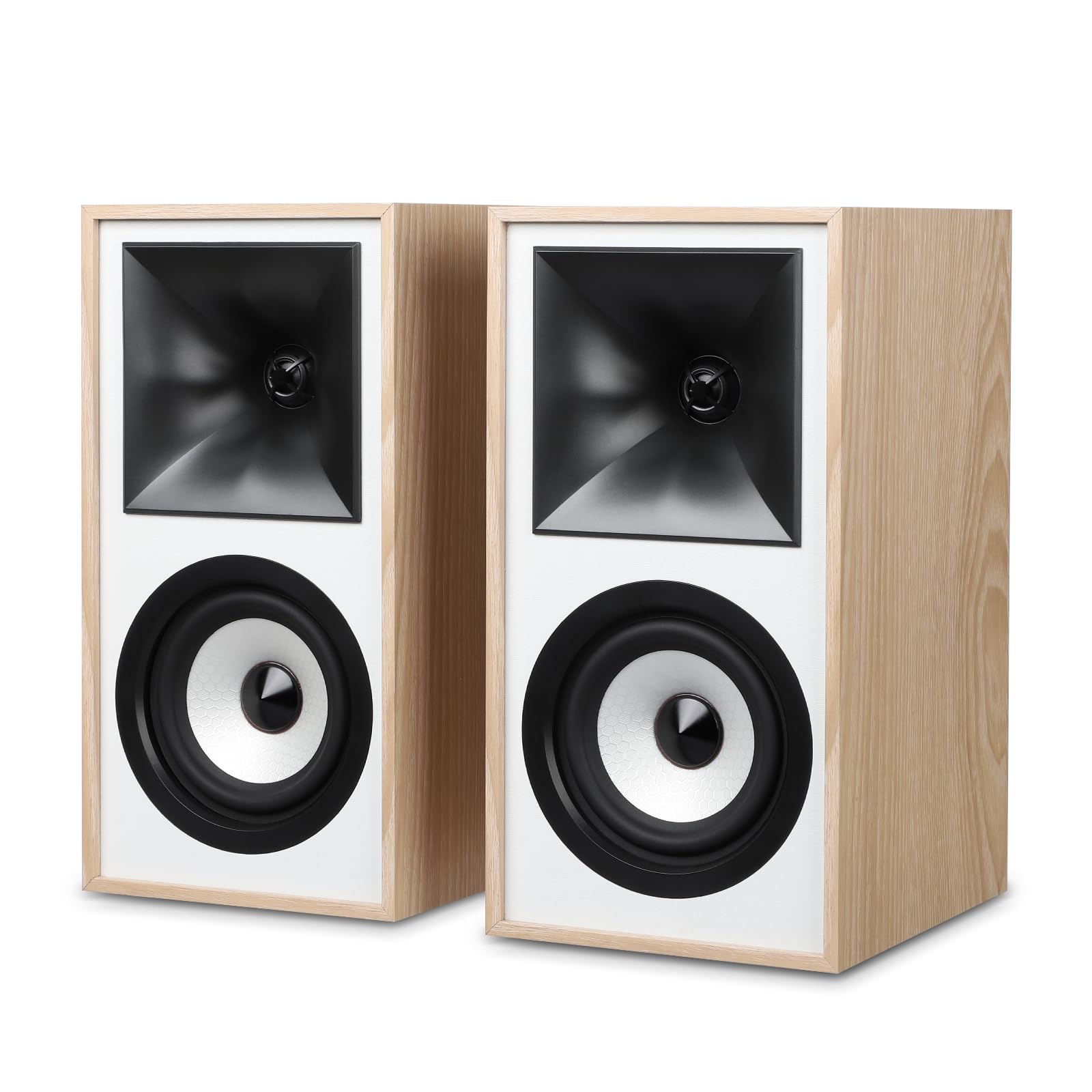 AIYIMA S4000 Altoparlante da scaffale attivo 2.1, 80W RMS Casse Monitor da Studio con Woofer 4", Bluetooth 5.0, Ingressi XLR & RCA, Uscita Subwoofer, per PC, Home Theater e Studio