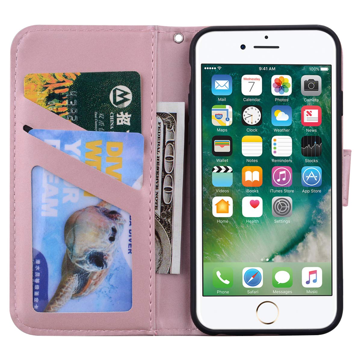 Amazon.co.jp: CASAFUNY iphone 8 plus ケース 手帳型 iphone 7